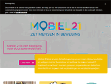 Tablet Screenshot of mobiel21.be